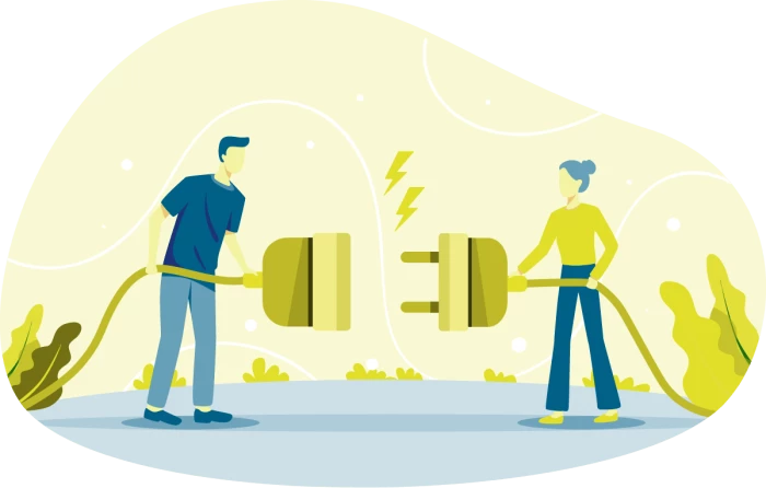 Grafisch element energie en elektriciteit